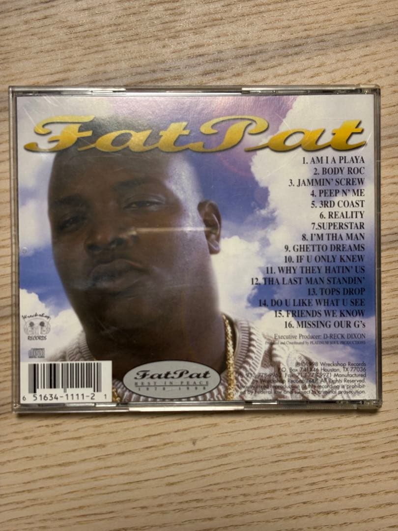 【G-RAP】 Fat Pat Ghetto Dreams CD