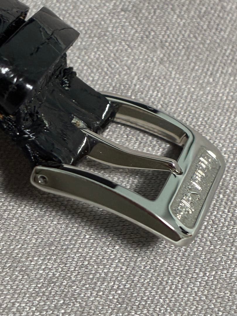 グランドセイコー 純正尾錠+本ワニ革ベルト