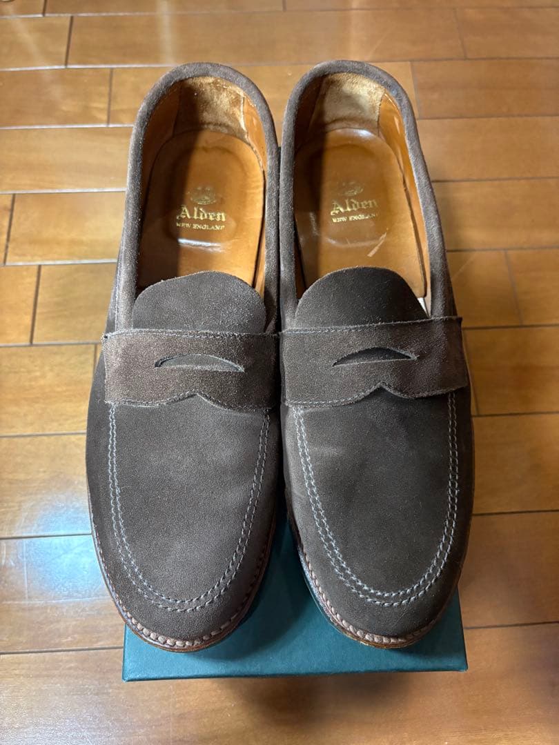 オールデン ALDEN 10D 極美品 ペニーローファー アンライニング