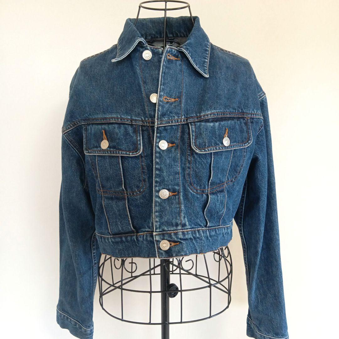 90s ralph lauren ラルフローレン デニム ジャケット 短丈 L
