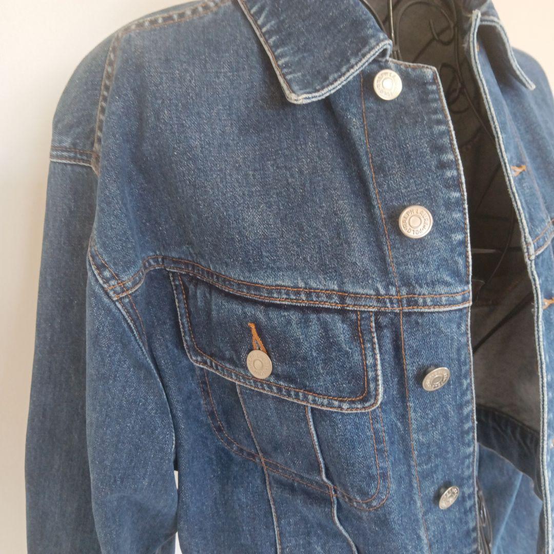90s ralph lauren ラルフローレン デニム ジャケット 短丈 L