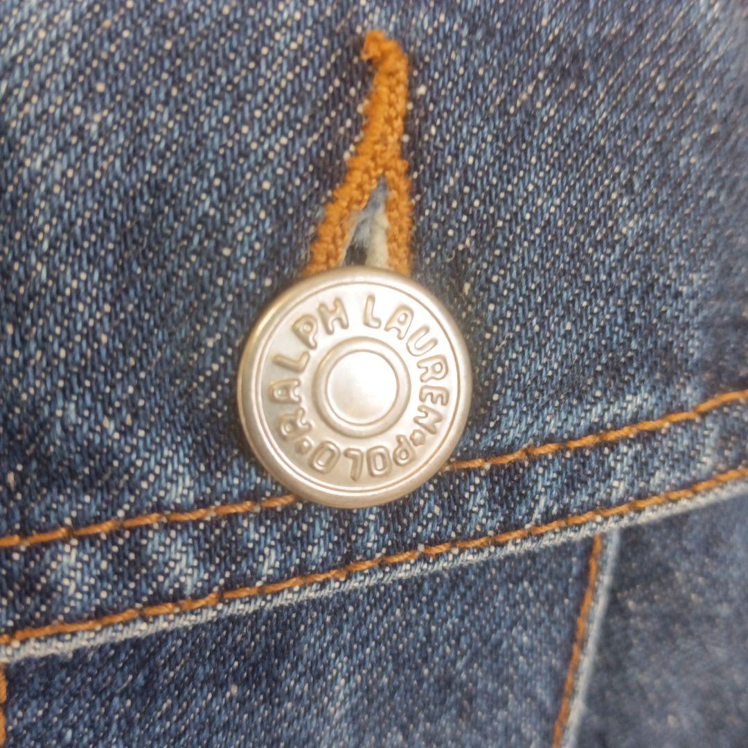90s ralph lauren ラルフローレン デニム ジャケット 短丈 L