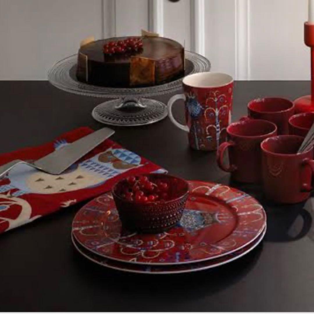 新品 3個  イッタラ カステヘルミ ボウル クランベリー