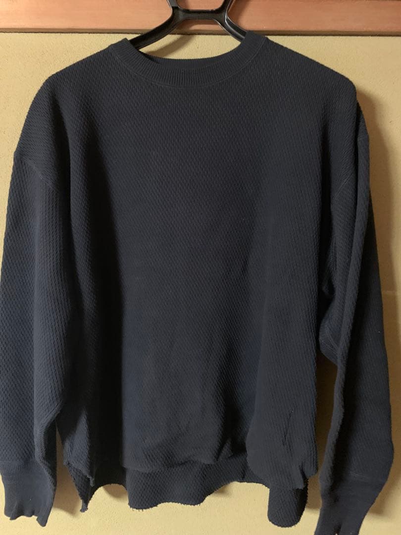トップス old joe HEAVY HONEYCOMB WUFFLE CREW-NECK