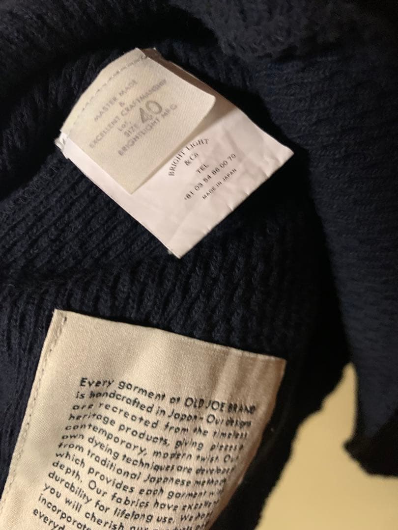 トップス old joe HEAVY HONEYCOMB WUFFLE CREW-NECK