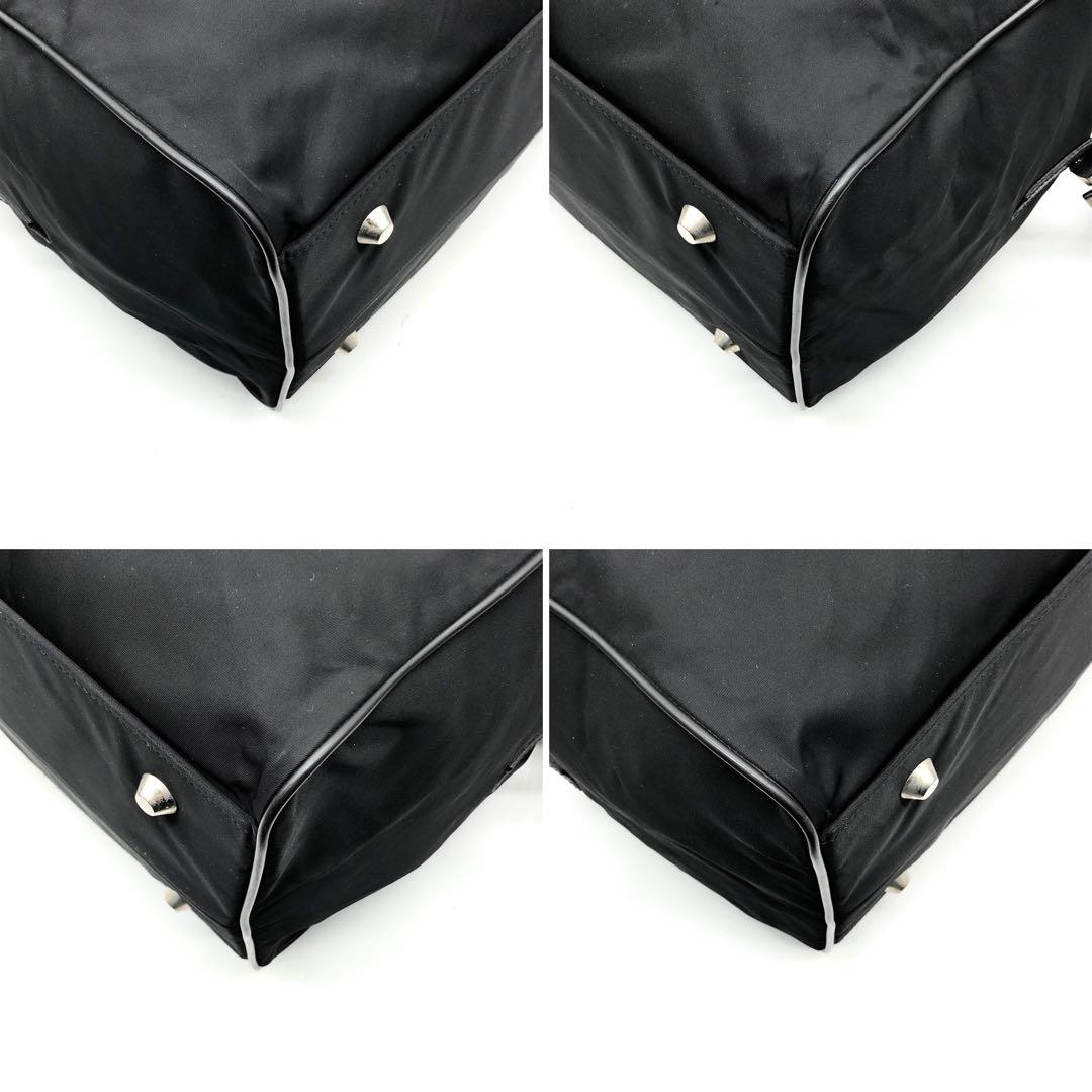 ✨美品✨プラダ ボストンバッグ 2way 三角ロゴ カデナ 大容量 ナイロン 黒