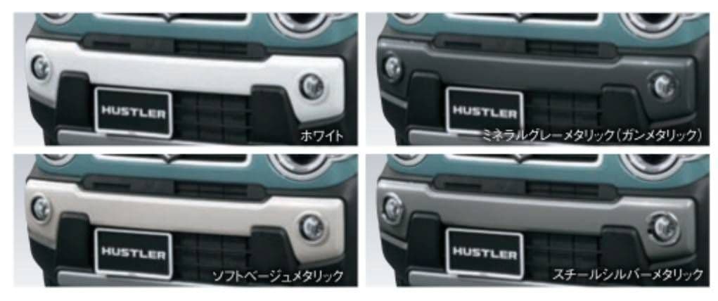 【新車外し】スズキ ハスラー MR52S/92S純正 リアバンパー ガーニッシュ