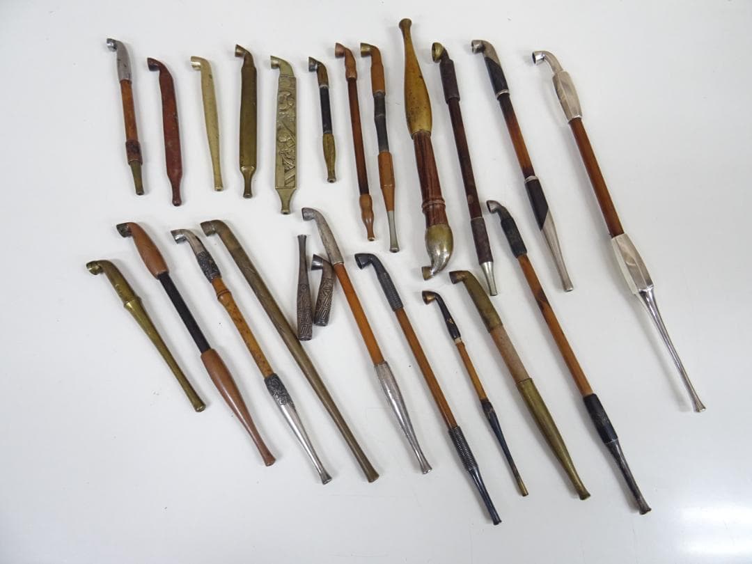 こ*ち様 鹿080 アンティーク キセル 煙管 22点 まとめ売り