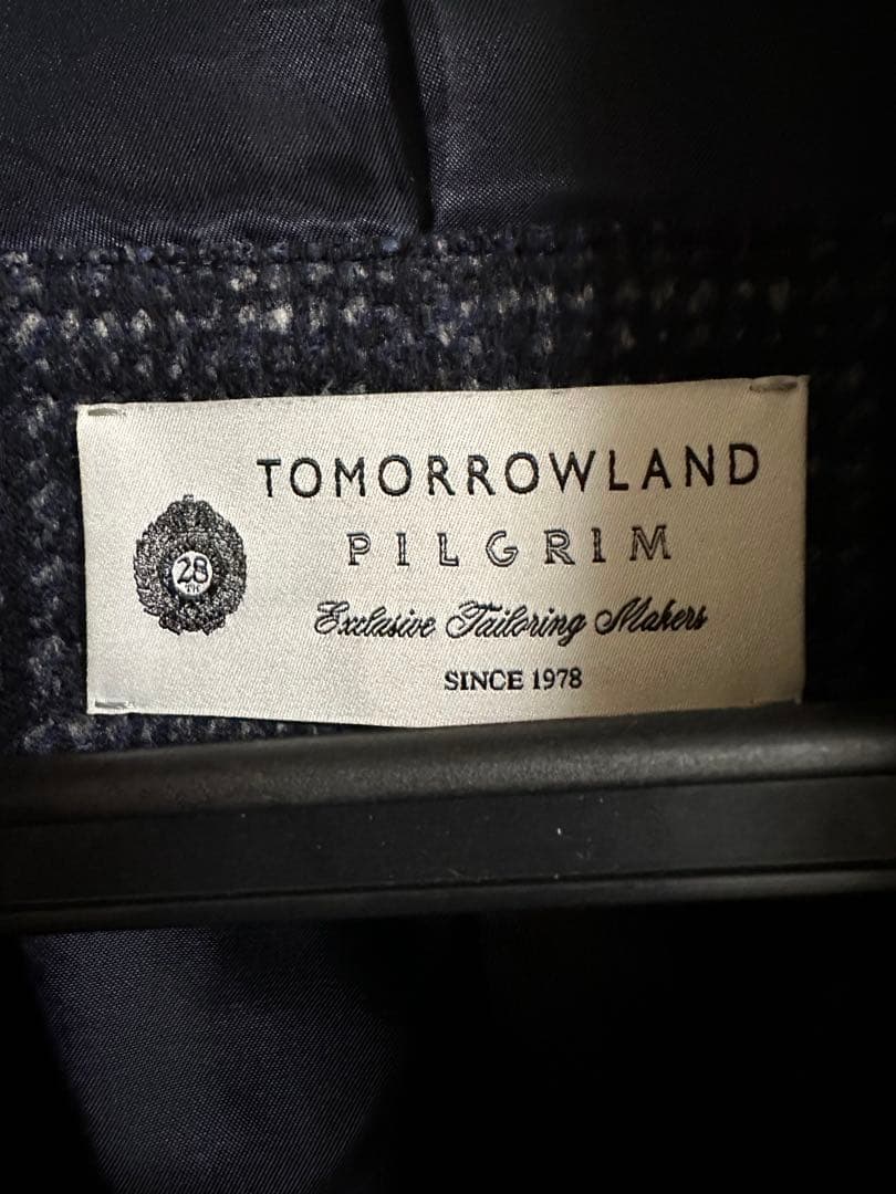 ★最終★ TOMORROWLAND PILGRIM チェック柄コート サイズ48