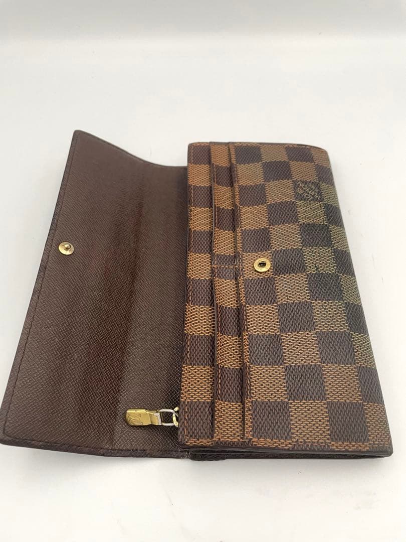 【美品】✨️ルイヴィトン ダミエ 長財布 ポルトフォイユサラ 人気モデル 男女兼用
