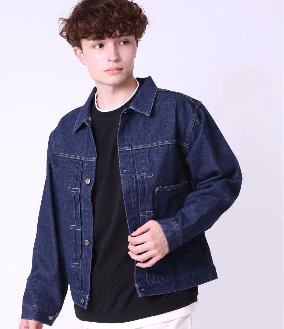 大戦モデル 革パッチ デニムジャケット Ｇジャン サイズ46 NEOSARTIC