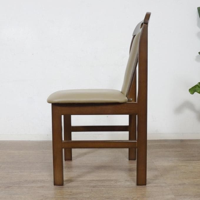 ゆうまる　2脚セット【新品】ダイニングチェア　シンプル