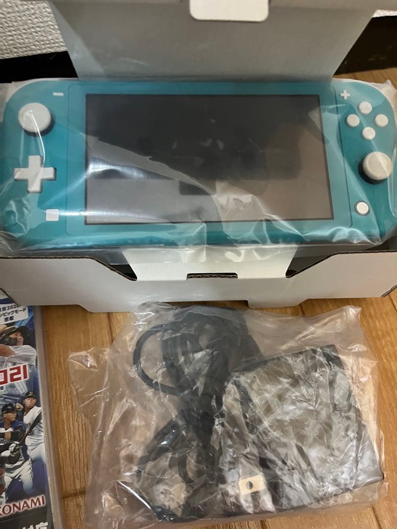 Nintendo Switch Lite ブルー ソフト+箱+充電器付き