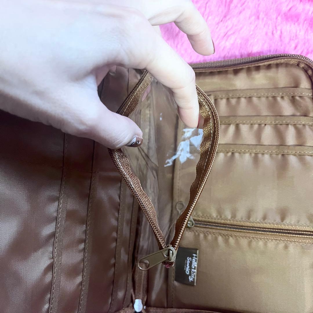 ハローキティ ギャルキティ 母子手帳ケース 多機能ポーチ ヒョウ柄 平成ギャル