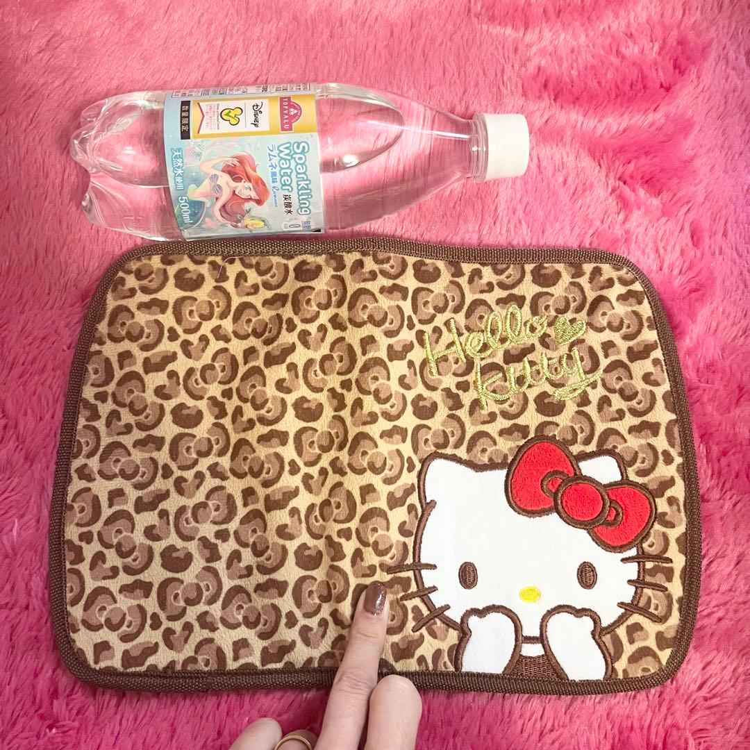 ハローキティ ギャルキティ 母子手帳ケース 多機能ポーチ ヒョウ柄 平成ギャル