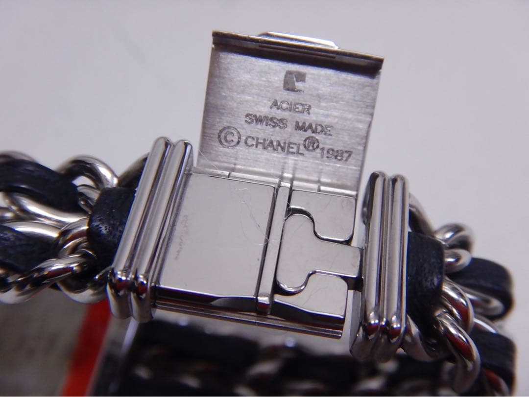 極美品■シャネル プルミエール Mサイズ H0451 時計 シルバー■