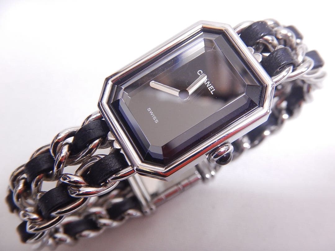 極美品■シャネル プルミエール Mサイズ H0451 時計 シルバー■