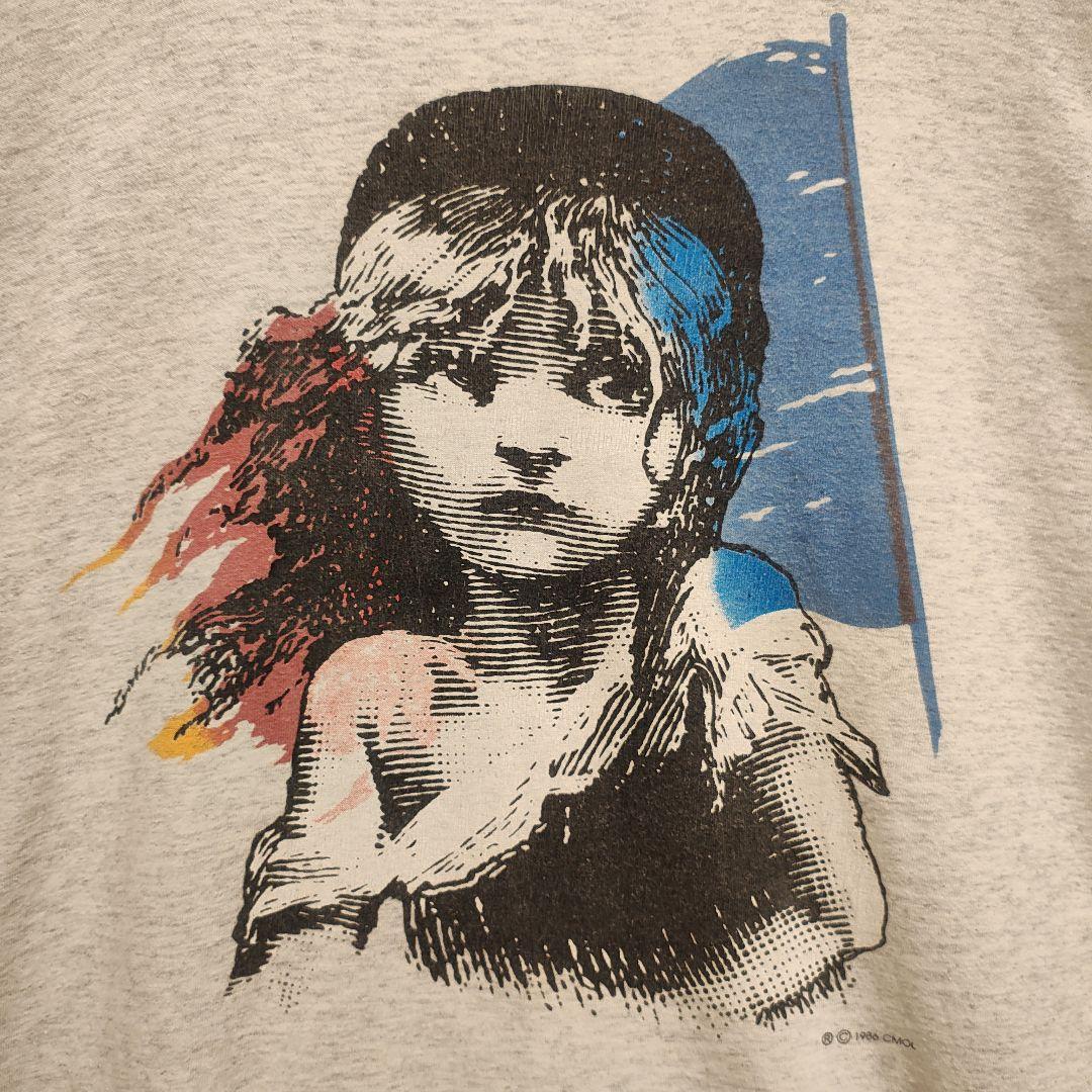 80年代 USA製 LES MISERABLES レミゼラブル 両面プリント