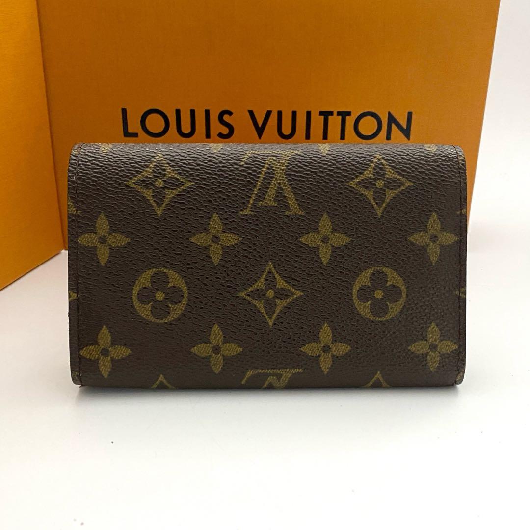 ルイヴィトン　モノグラム　ポルトモネビエ　トレゾール　折り財布