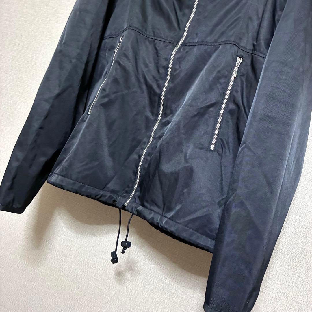 45rpm ジップアップブルゾン　裏地メッシュ　ブラック