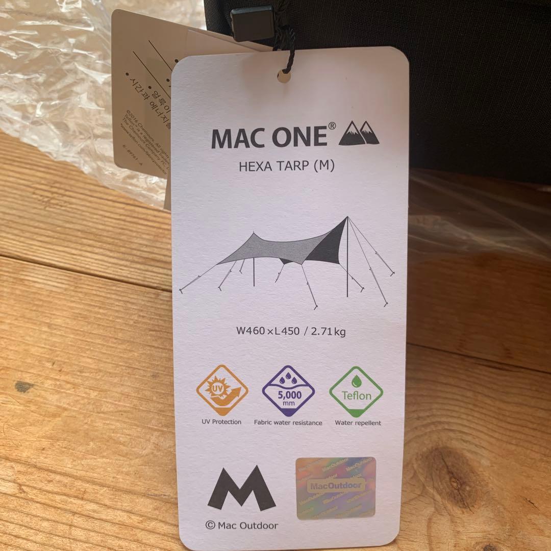 popo　マックワン Macone ヘキサタープブラック【M】新品未使用