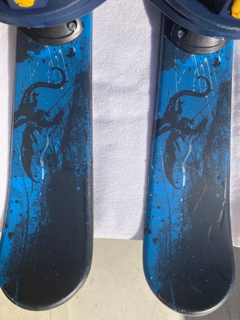 ショートスキー(ファン)　スノーボードブーツ用SALOMON ビィンディング無し