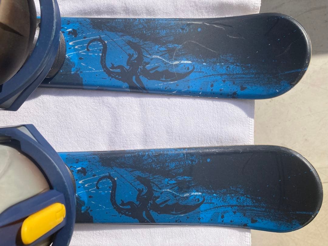 ショートスキー(ファン)　スノーボードブーツ用SALOMON ビィンディング無し