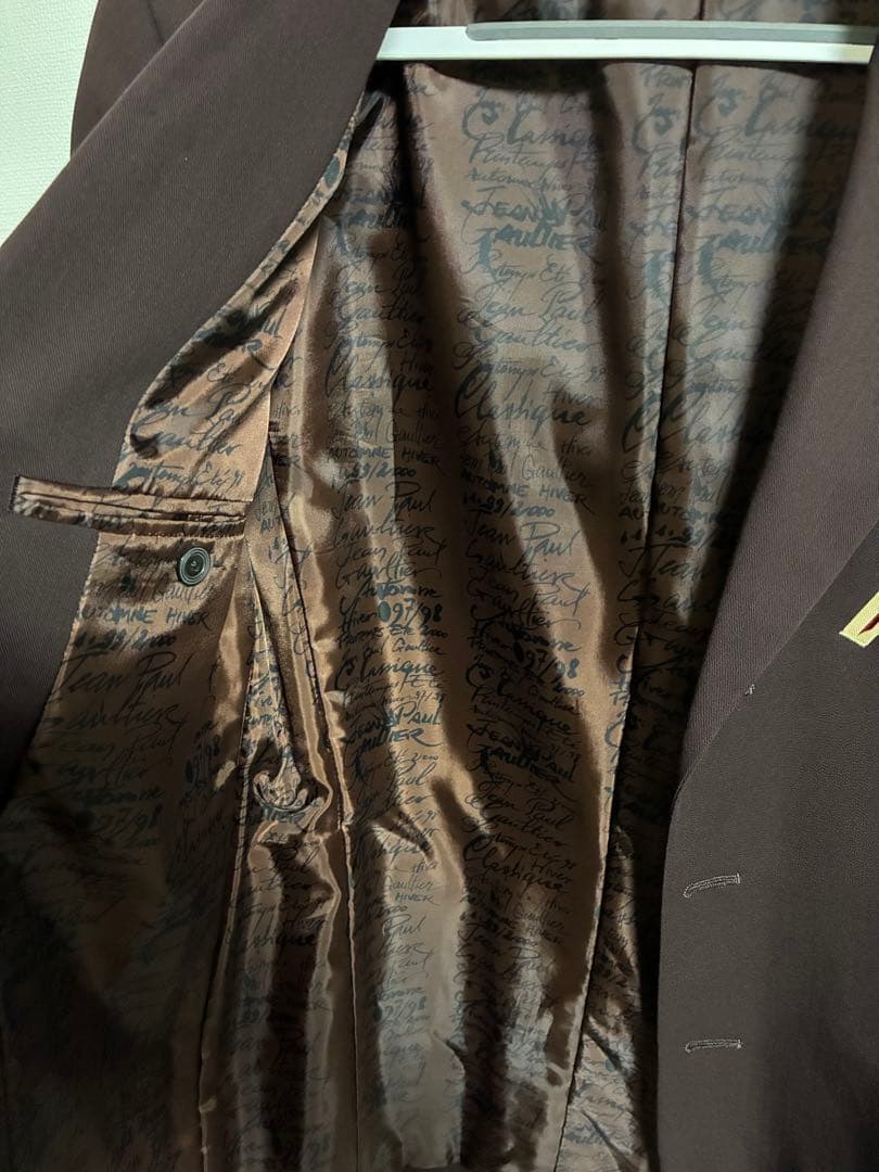 ヒ*ル様 ジャンポールゴルチエ　セットアップブラウン