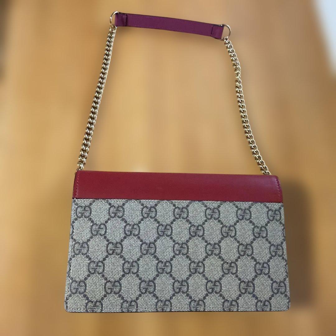 GGパターン 赤 ショルダーバッグ