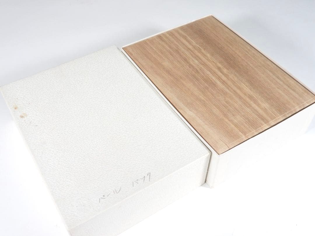 本真珠　パール　グレー ハンドバッグ 木箱付き