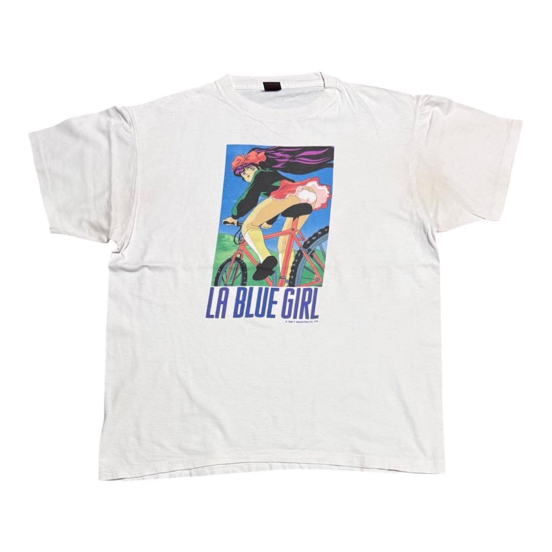 【レア】90s FVタグ LA BLUE GIRL Tシャツ アニメT ゲームT