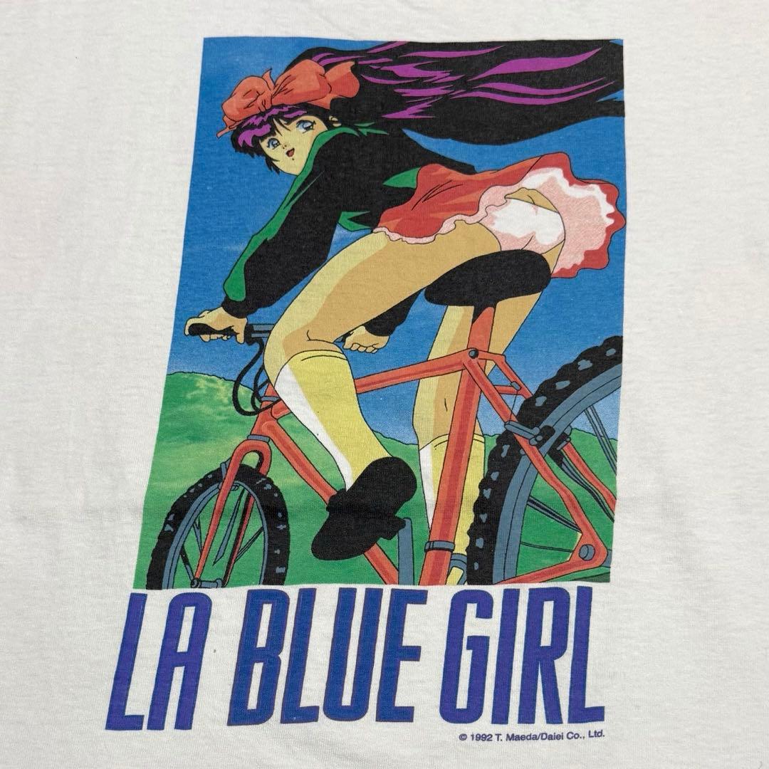 【レア】90s FVタグ LA BLUE GIRL Tシャツ アニメT ゲームT