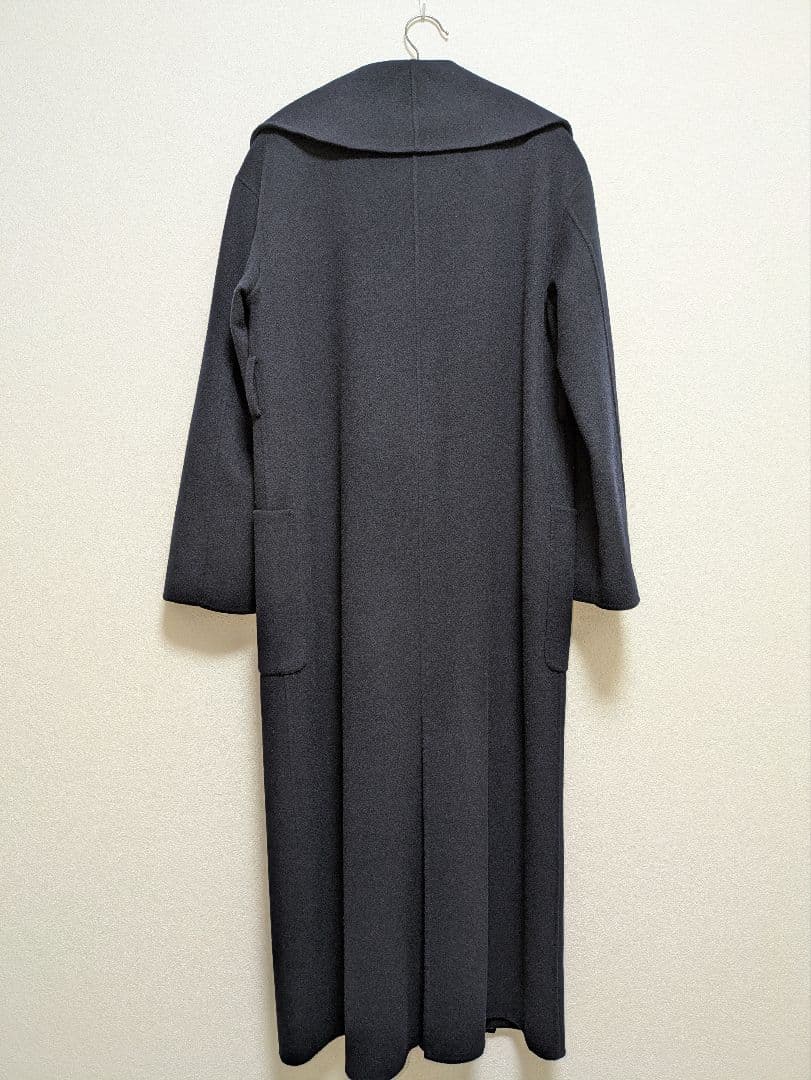 アルアバイル　カシミア混リバーショールカラーコート　サイズ2