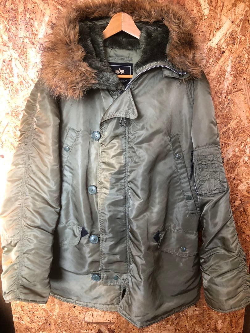 Alpha アルファインダストリーズ N-3B XL カーキ サンフェード