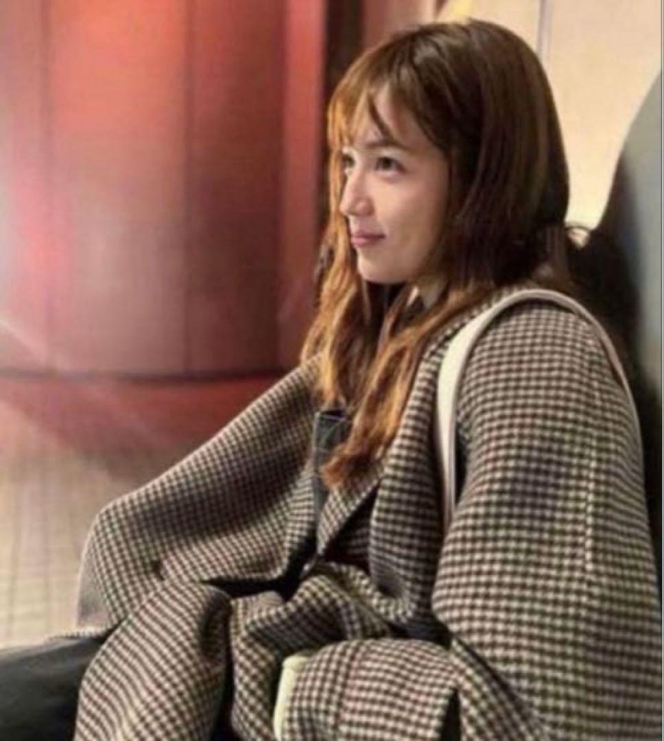 Mila Owen 接結ハーフ丈Aラインコート 川口春奈さん着用色違い♡