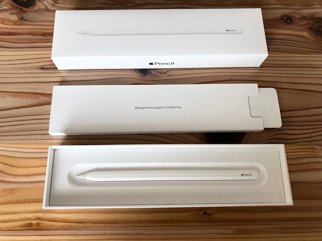 [フック] Apple Pencil (第2世代) ホワイト　箱付き