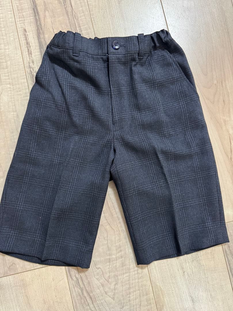 BEAMS :miniチェック柄 スーツ 130cm 男の子　ビームス　入学式