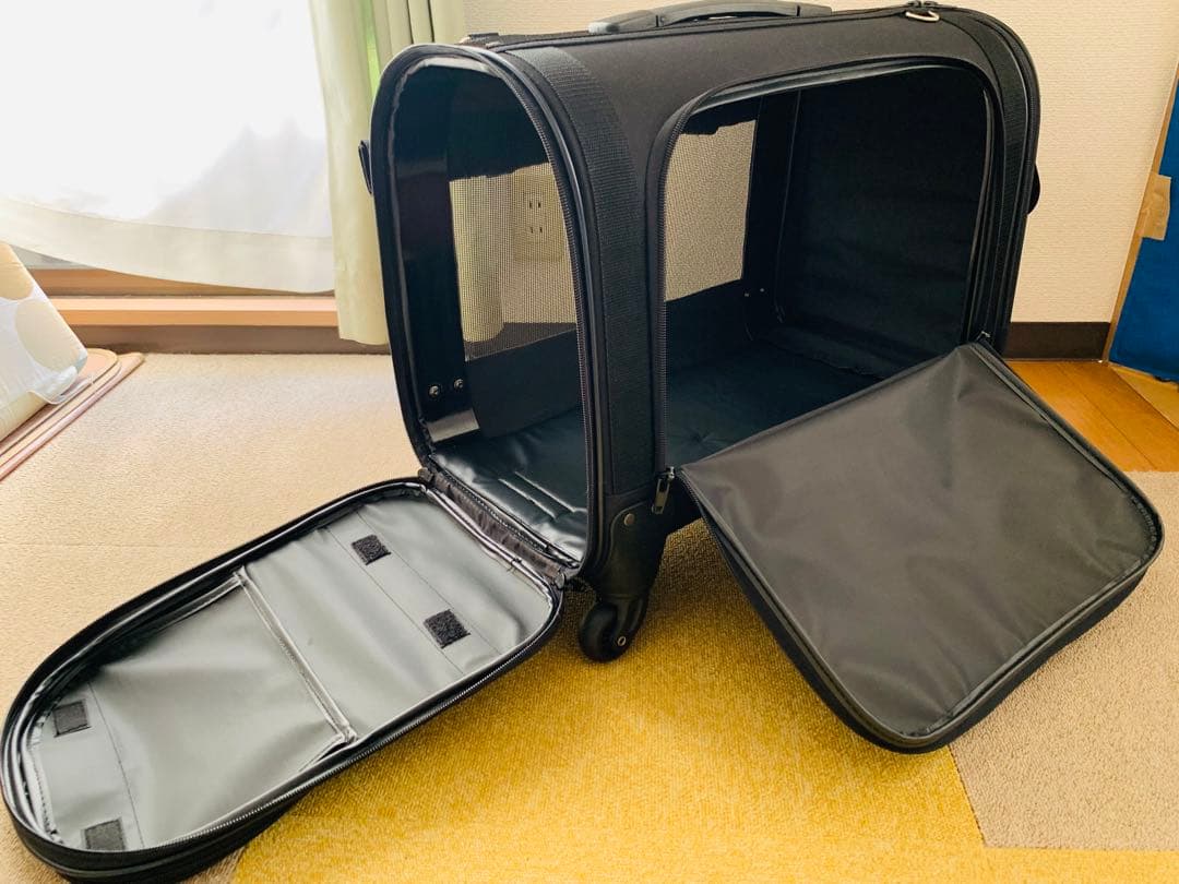 美品 OFT ペット キャリーバッグ L 12kgまで対応 3WAY キャスター