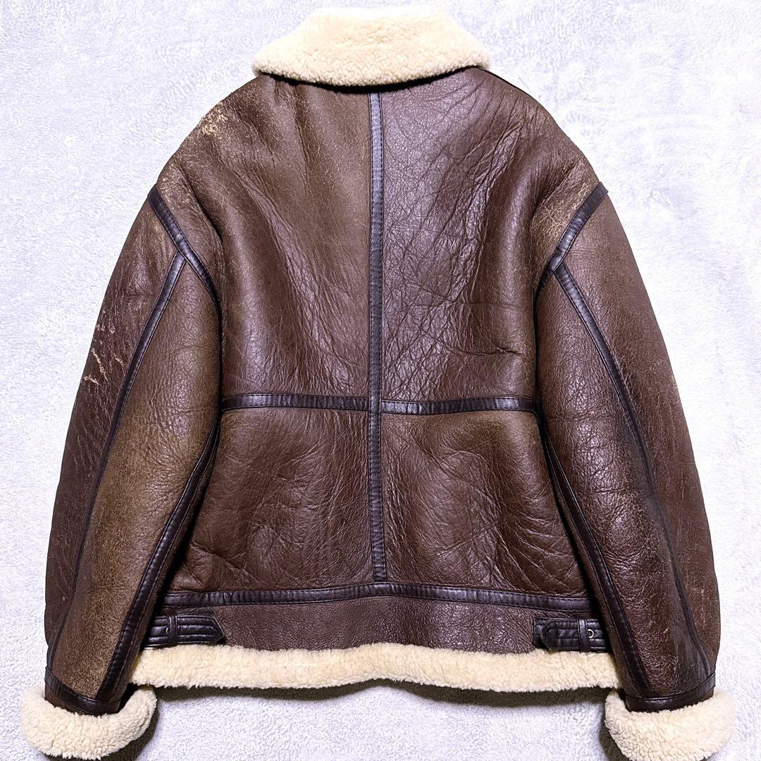 U.S.ARMY B-3 フライトジャケット リアルムートン メンズ M