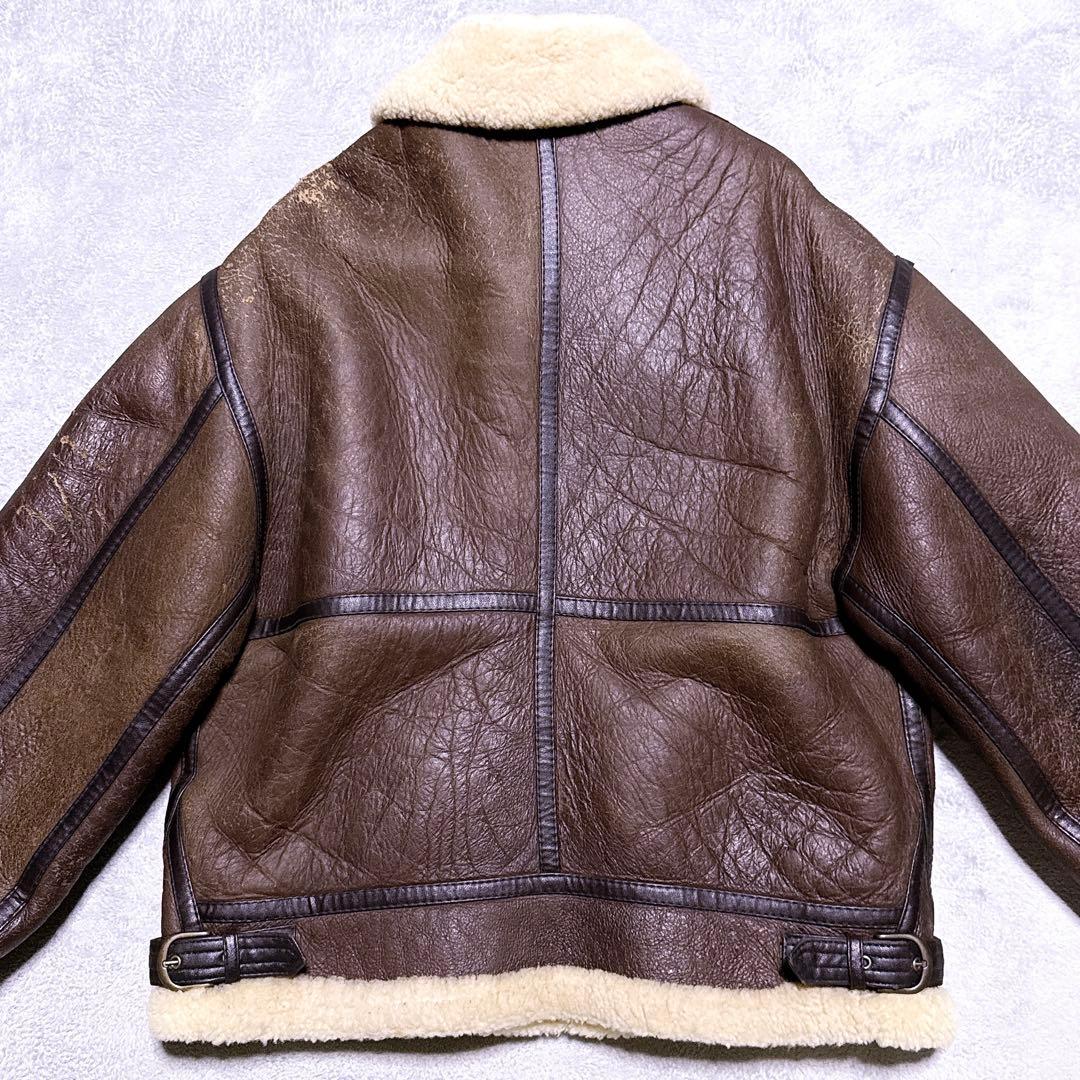 U.S.ARMY B-3 フライトジャケット リアルムートン メンズ M