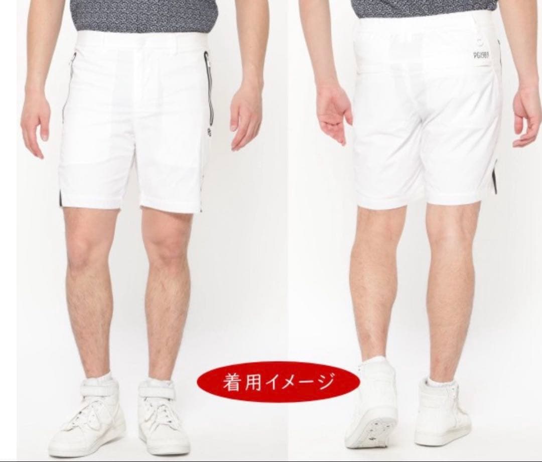【新品未使用】PEARLYGATES メンズ ショートパンツ サイズ6 白