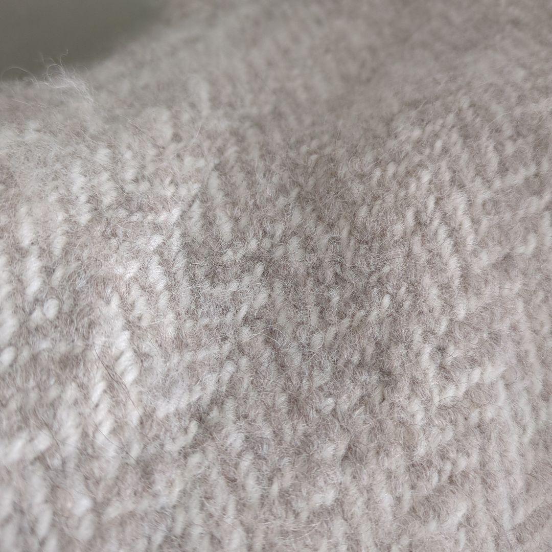 PRISTINE プリスティン　ウールアルパカ　ノーカラージャケット