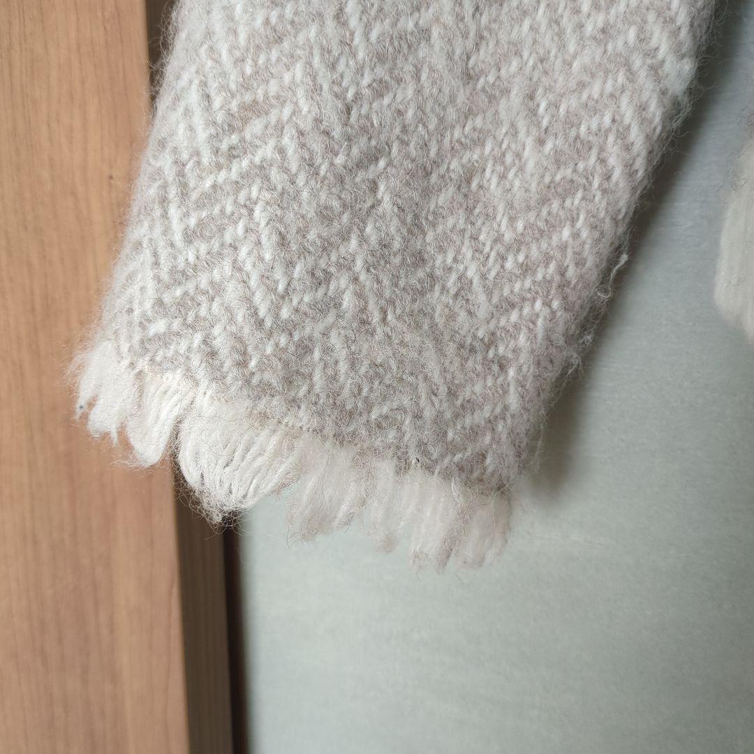 PRISTINE プリスティン　ウールアルパカ　ノーカラージャケット