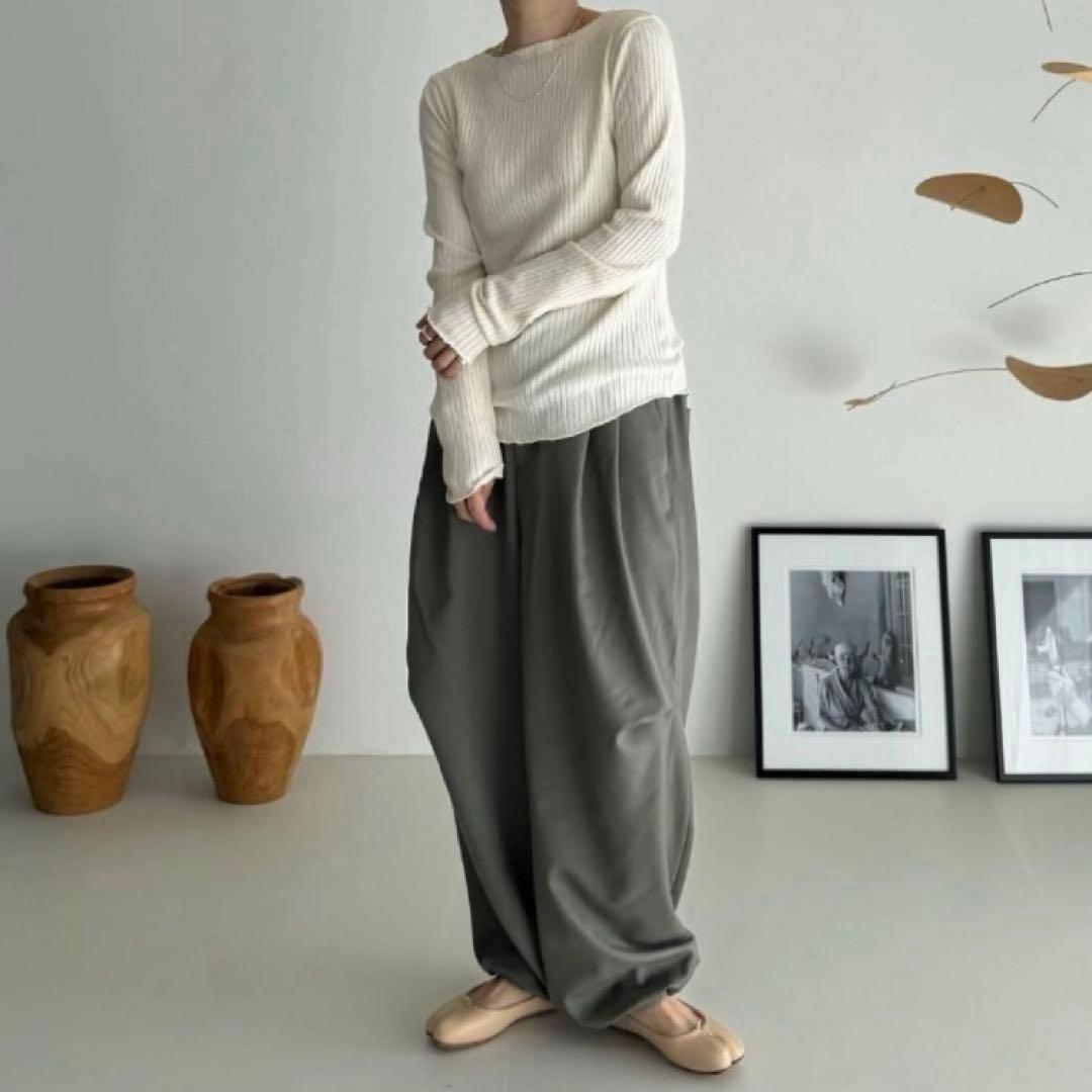 新品argue リブTシャツ② RANDOM RIB KNIT T-SHIRTS