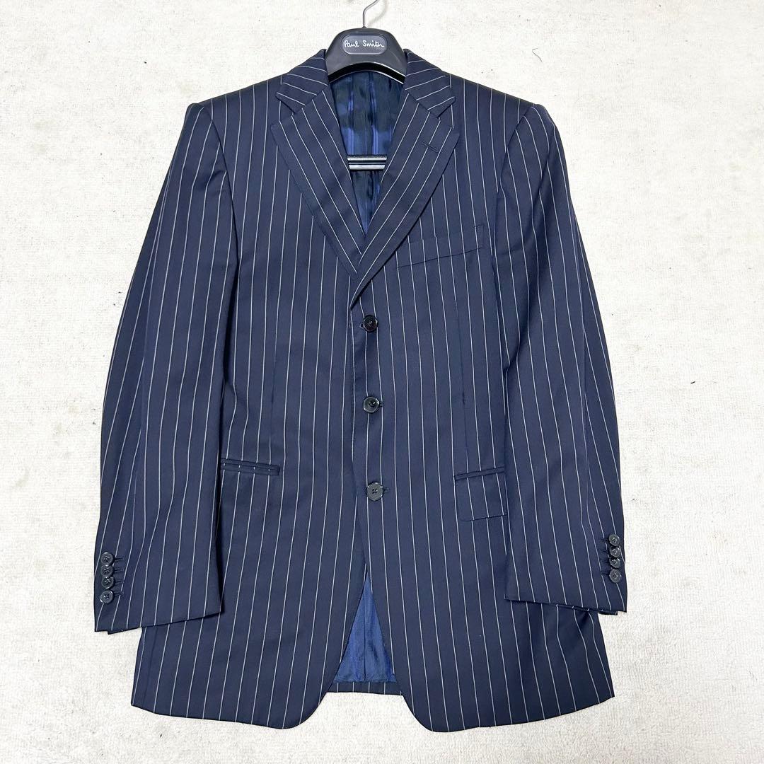 美品　エルメネジルドゼニア　スーツセットアップ　チョークストライプ　ス・ミズーラ