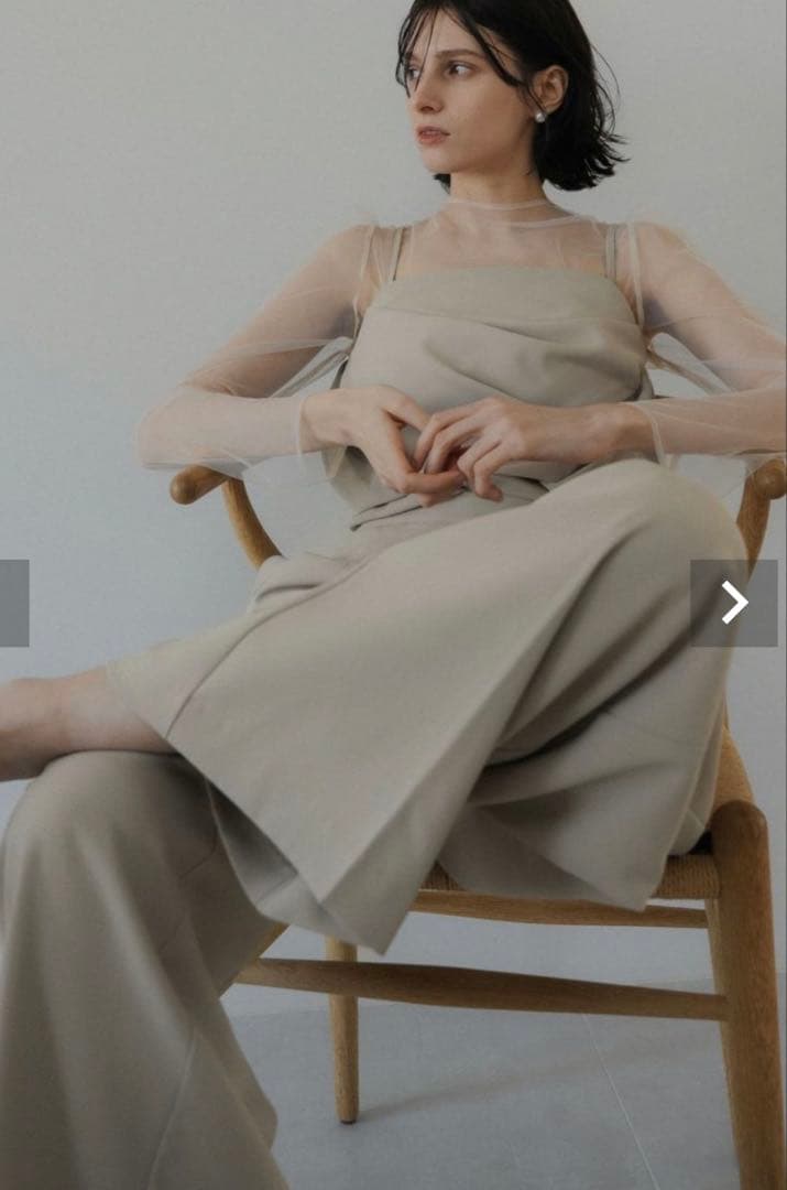 ク★新品★ LE’RURE Drepe bustier set up pants