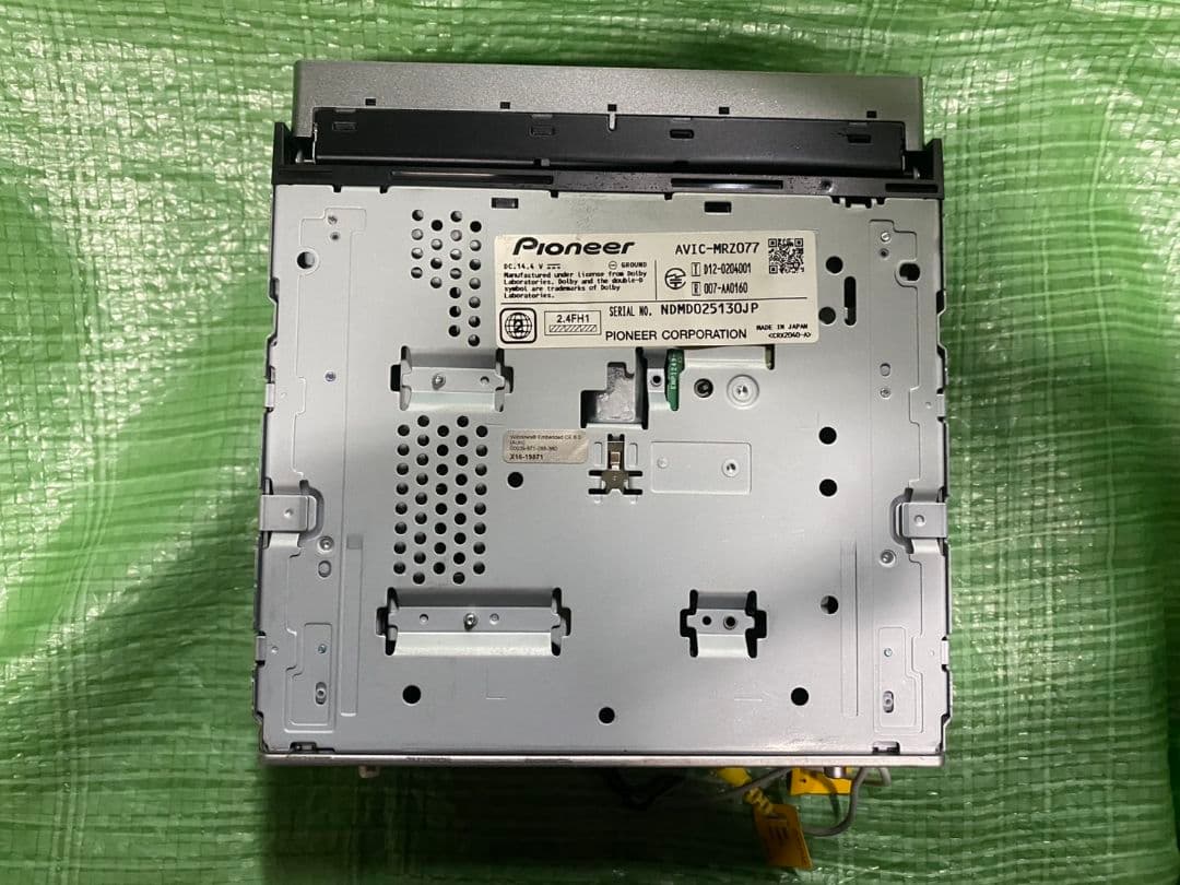 【中古】カロッツェリア AVIC-MRZ077 カーナビ Bluetooth