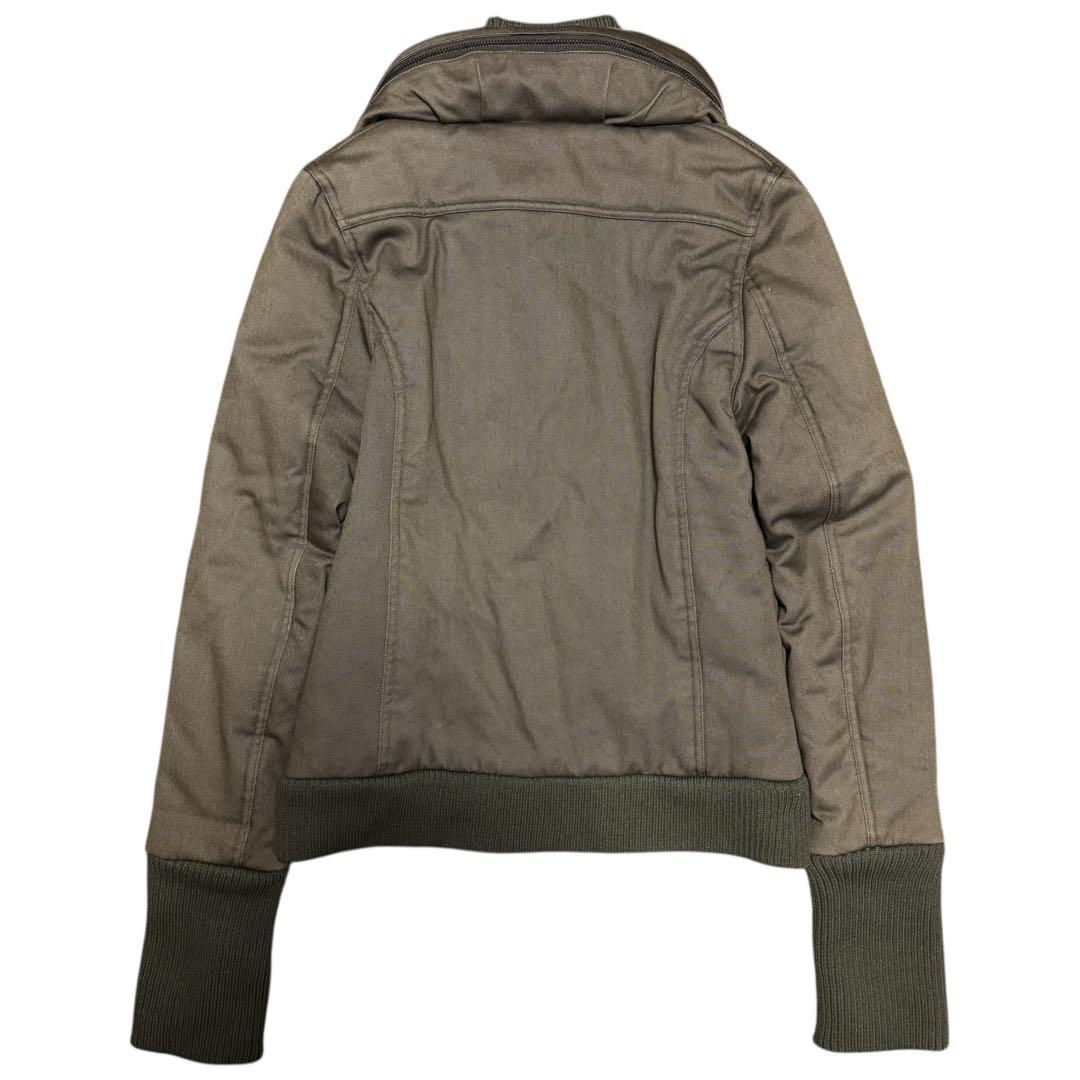 ジャケット・アウター ZEALL Y2K 00s Padded Zip Jacket Rib Knit