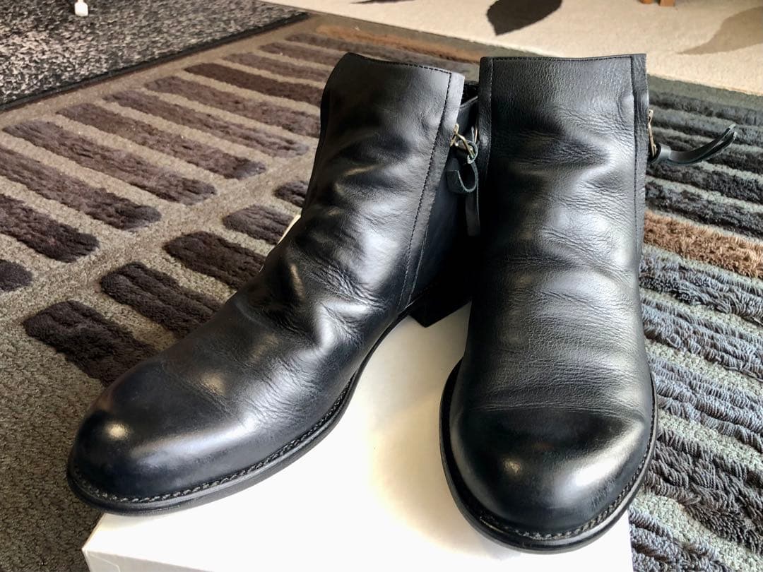 【美品】ARGISアルジス サイドジップブーツ本革サイズ40