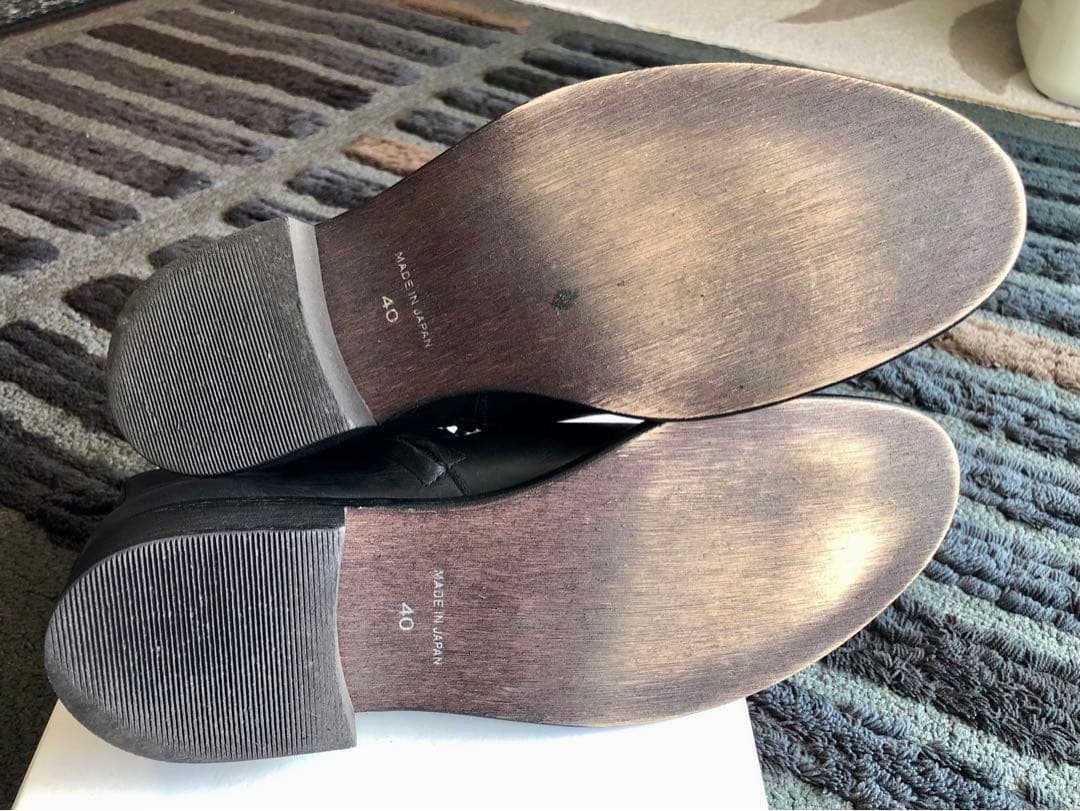 【美品】ARGISアルジス サイドジップブーツ本革サイズ40